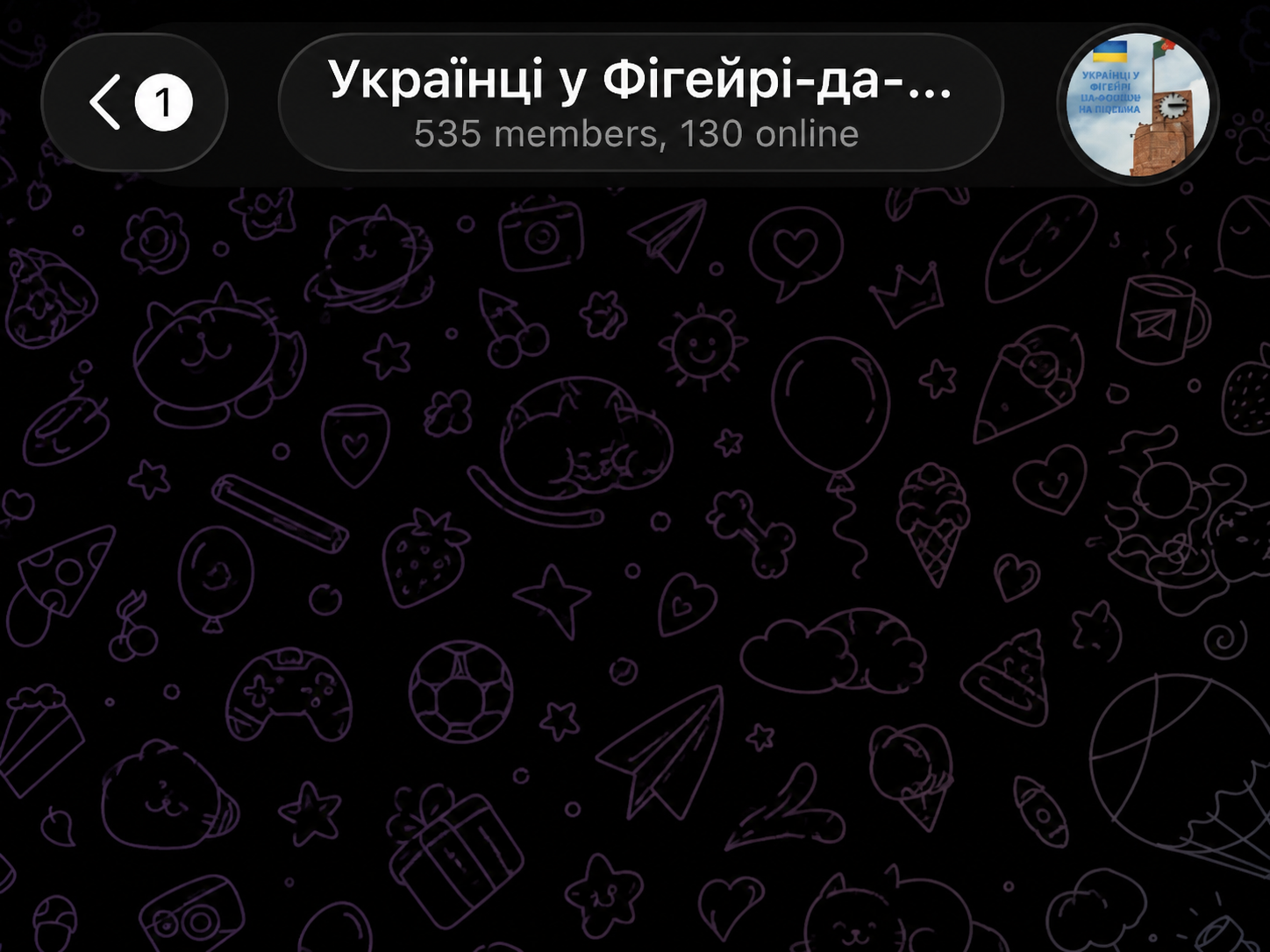 Telegram group for the Ukrainian community in Figueira da Foz